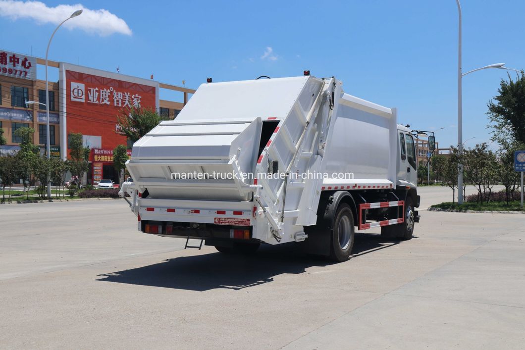 Heavy Duty Isuzu 12ton 14ton Compactor Garbage Truck, 12m3 14m3 Garbage Compression Truck for Sale