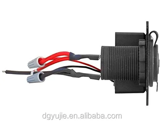 Cigarette Socket Panel /Dual USB Port for Boat