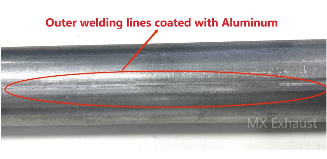 Manufacturer Direct Supplier for Aluminized Steel Tube with Aluminum Silicon Coating Dx53D As80 As120 for Exhaust Muffler