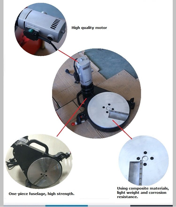 Sud250-450h Semi Automatic PE Butt Fusion Welding Machine / HDPE Pipe Fusion Machine