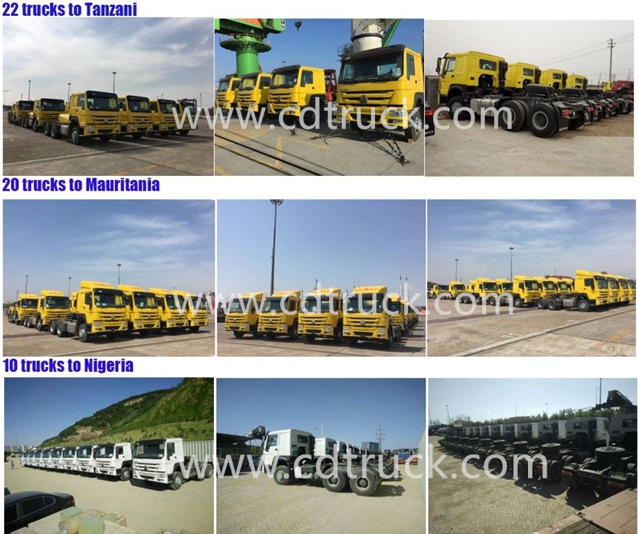 371HP Sinotruk HOWO 6X4 Tractor Truck Head for Sale