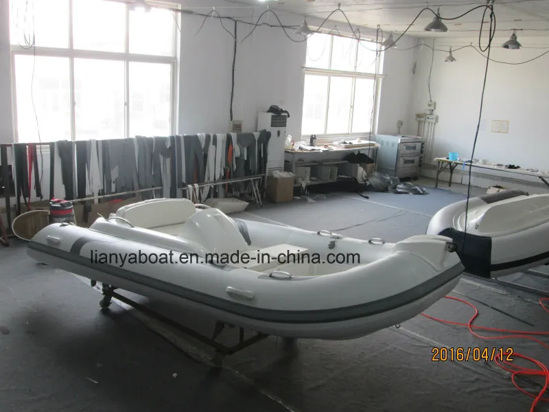 Liya Rib Boat Fiberglass Hull 4.3m Chinese Inflatable Boats Prices
