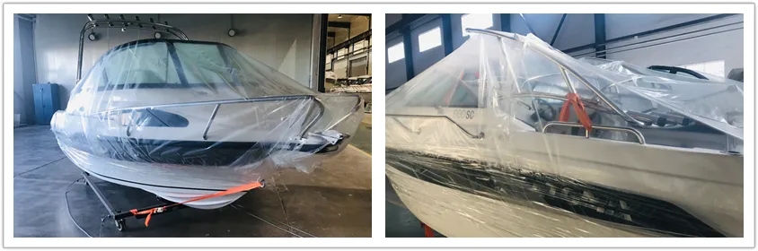 Atomix 560sc Fiberglass Fishing Boat Sport Comfortable Boat Small Recreational Yacht for 6 Passenger
