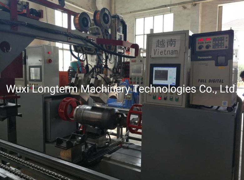 LPG Gas Cylinder Production Line Body Manufacturing Equipments Circumferential Seam Welding Machine