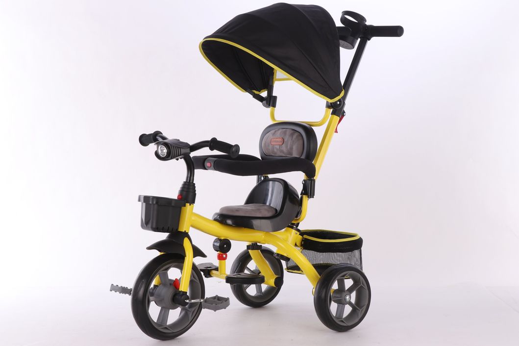 4 in 1 Multifunctional Tricycle Kids Ride on Baby with Light