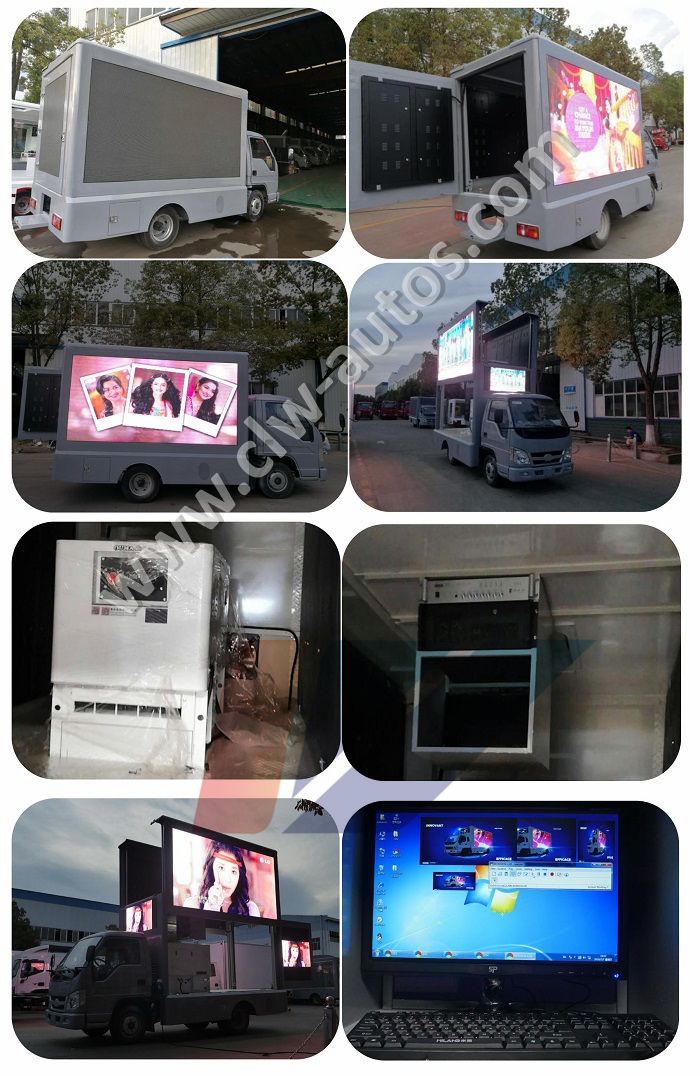 China Chengli JAC LED Display Advertising Truck 3 Sides Screen Mobile Billboard Truck with Sound System