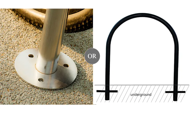 Bike Parking Display Stand Decoration U Bike Rack