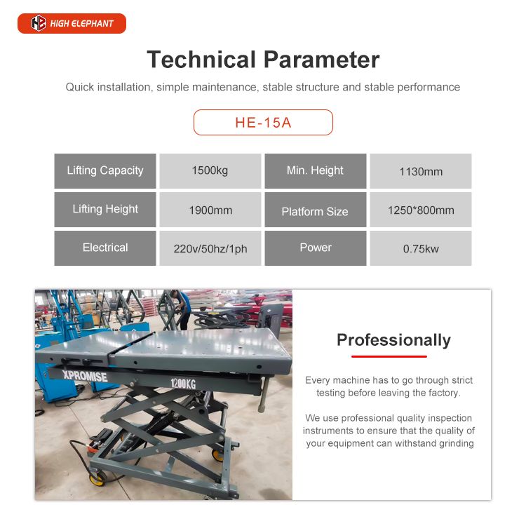 Hot Selling New Energy Lifting Machine/Post Lift/Auto Lift for Garage/Energy Hoist/Elevator Machine