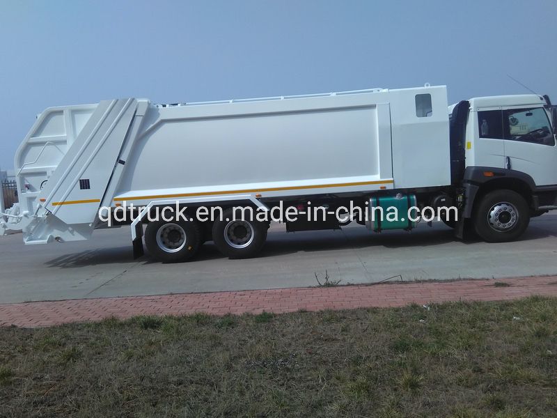 Made in China FAW 18m3 compressed garbage compactor waste truck