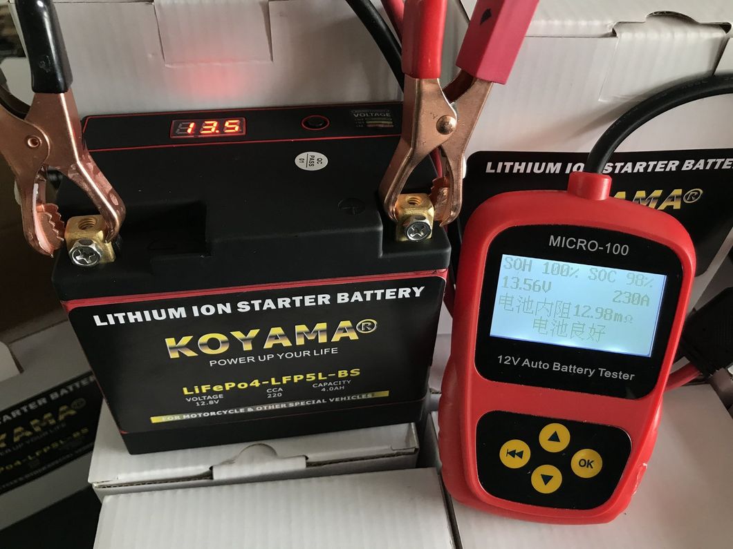 Deep Cycle Motorcycle LFP12-BS/Ytx12-BS 12.8V Rechargeable LiFePO4 Motorcycle Battery