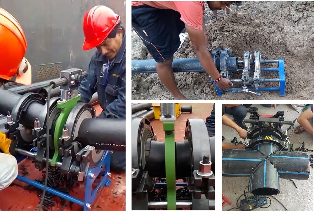 40-160mm Manual HDPE Butt Fusion Pipe Welding Machine