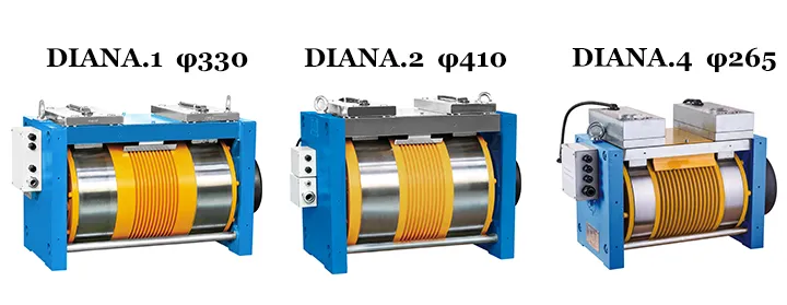 Permanent-Magnet Synchronous Gearless Machine for Elevators (Diana II)