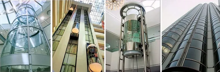 Passenger Lift High Glass Observation Lift Electric Passenger Elevator High-Rise Building