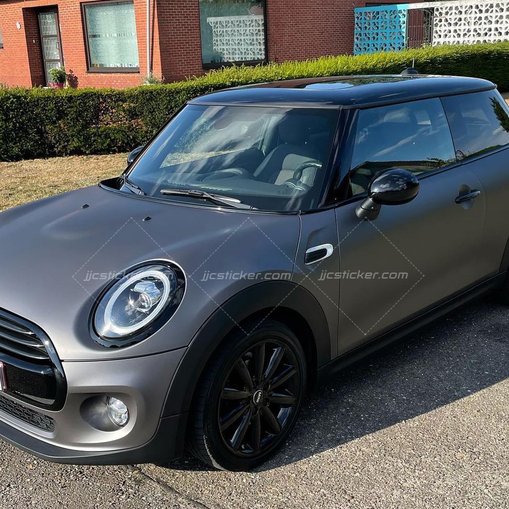 Colored Security Ppf Protection Satin Chrome Matte Vinyl Wrap for Car