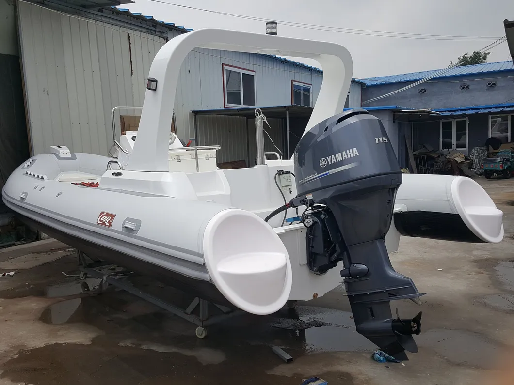 6.8m Luxury Rib Boat, Military Rescue Boat, High Speed Boat, Inflatable Fishing Boat with Ce