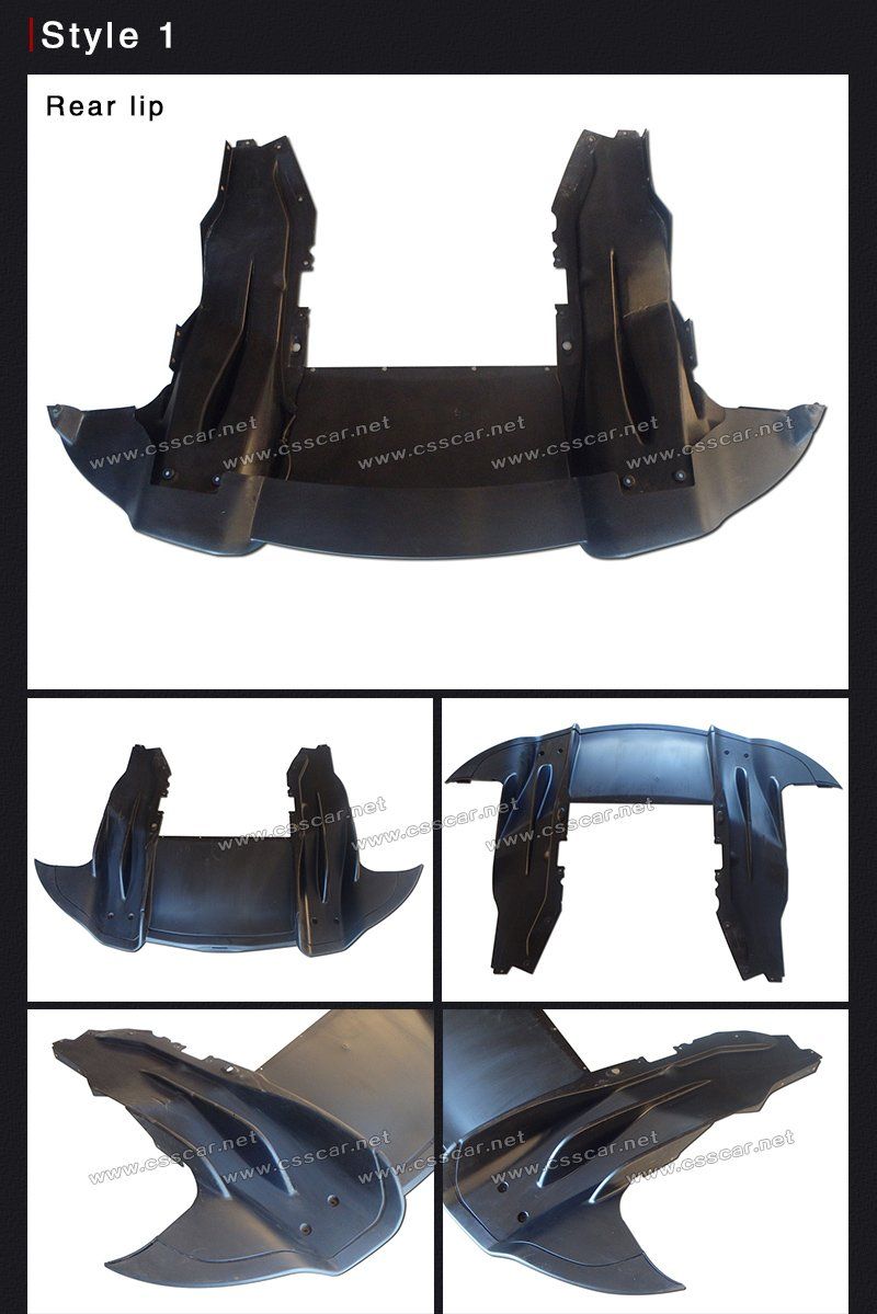Real Carbon Fiber Fabric OEM Style Rear Lip Diffuser for Mclaren 540c 570s