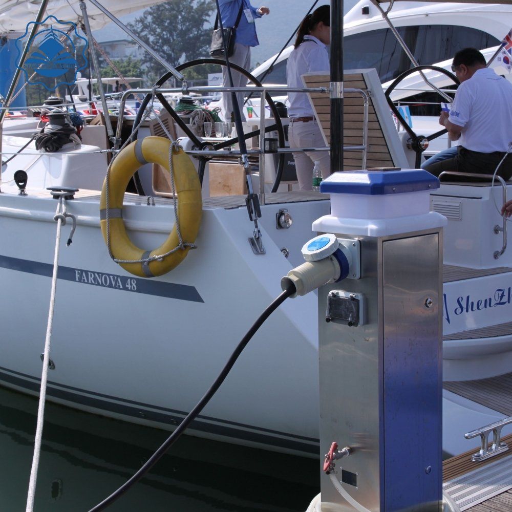 Marine Column Aluminum Power Color Pedestal