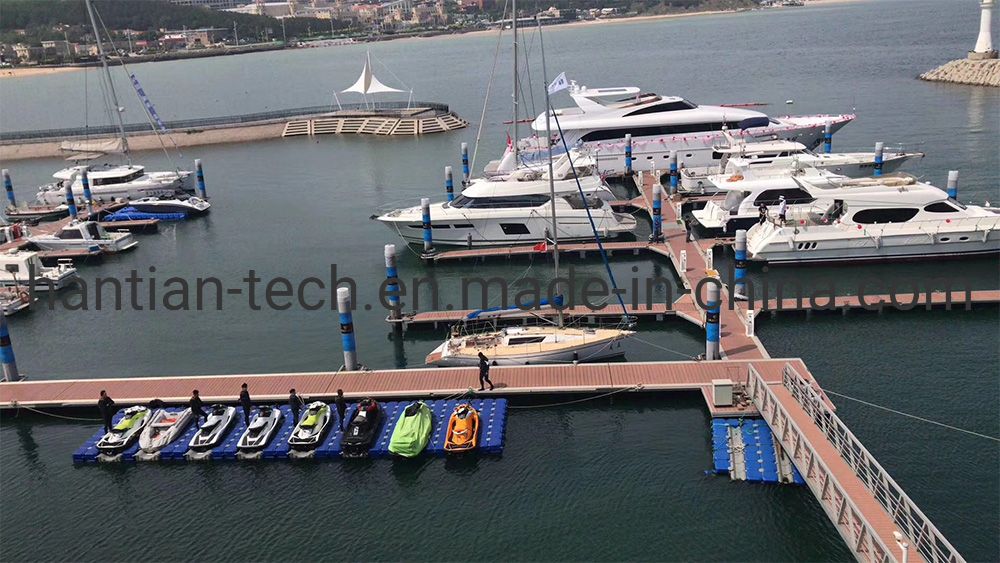 Modular Seawater Resistance Floating Plastic HDPE Wholesale Jet Ski Dock