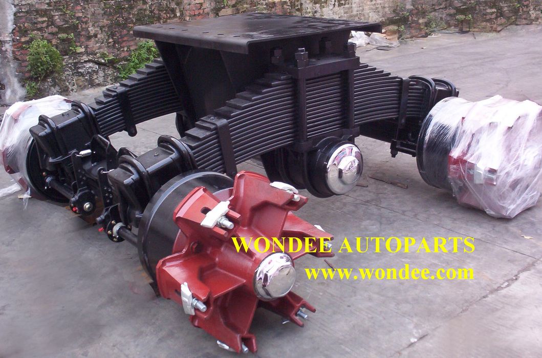28t 32t Single Point Suspension Bogie for Semi Trailer