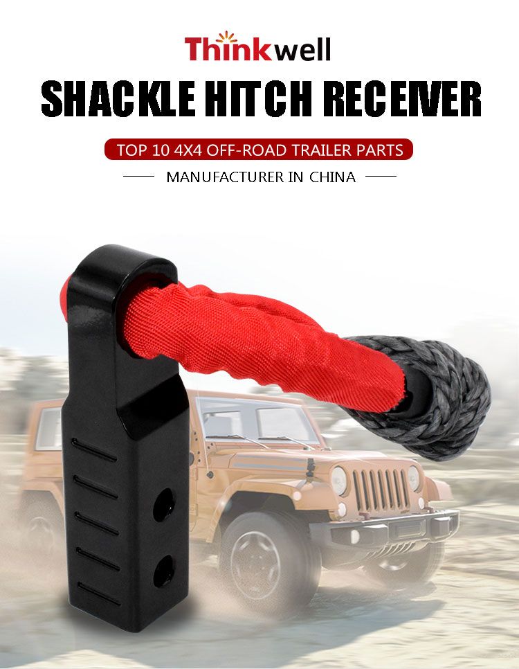 Thinkwell off Load Recovery Customized Hitch Receiver for Soft Shackle