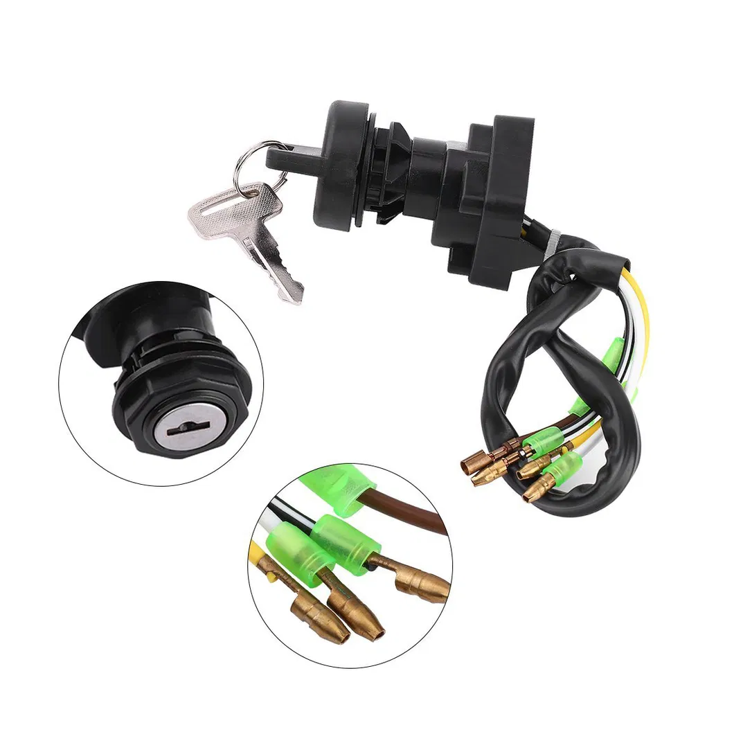 27005-1131 Ignition Key Switch for Kawasaki ATV Bayou 220 Klf220 1988-1995