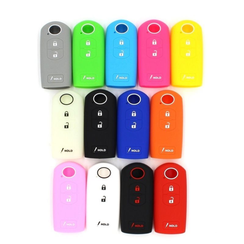 Silicone Car Key Case Shell Cover for Mazda