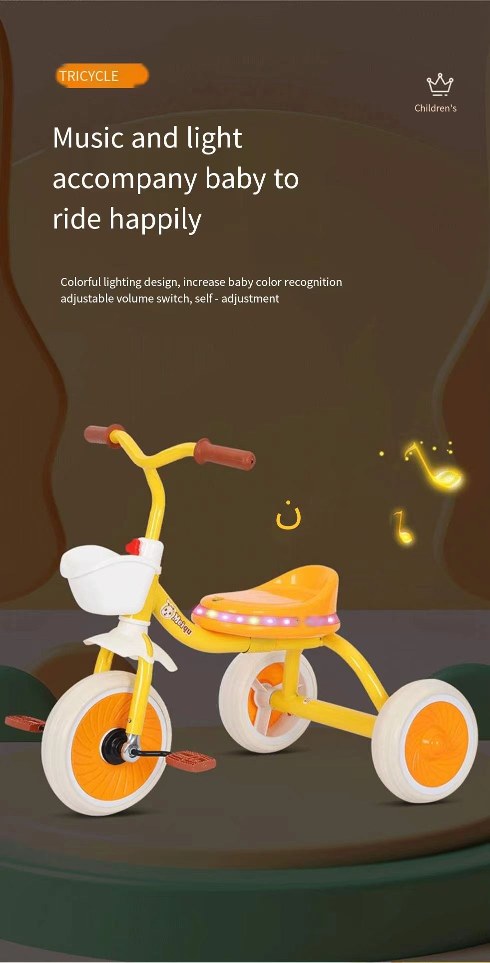 High Quality Baby Tricycle Bicycle Children Tricycle Advanced Mini Children Tricycle