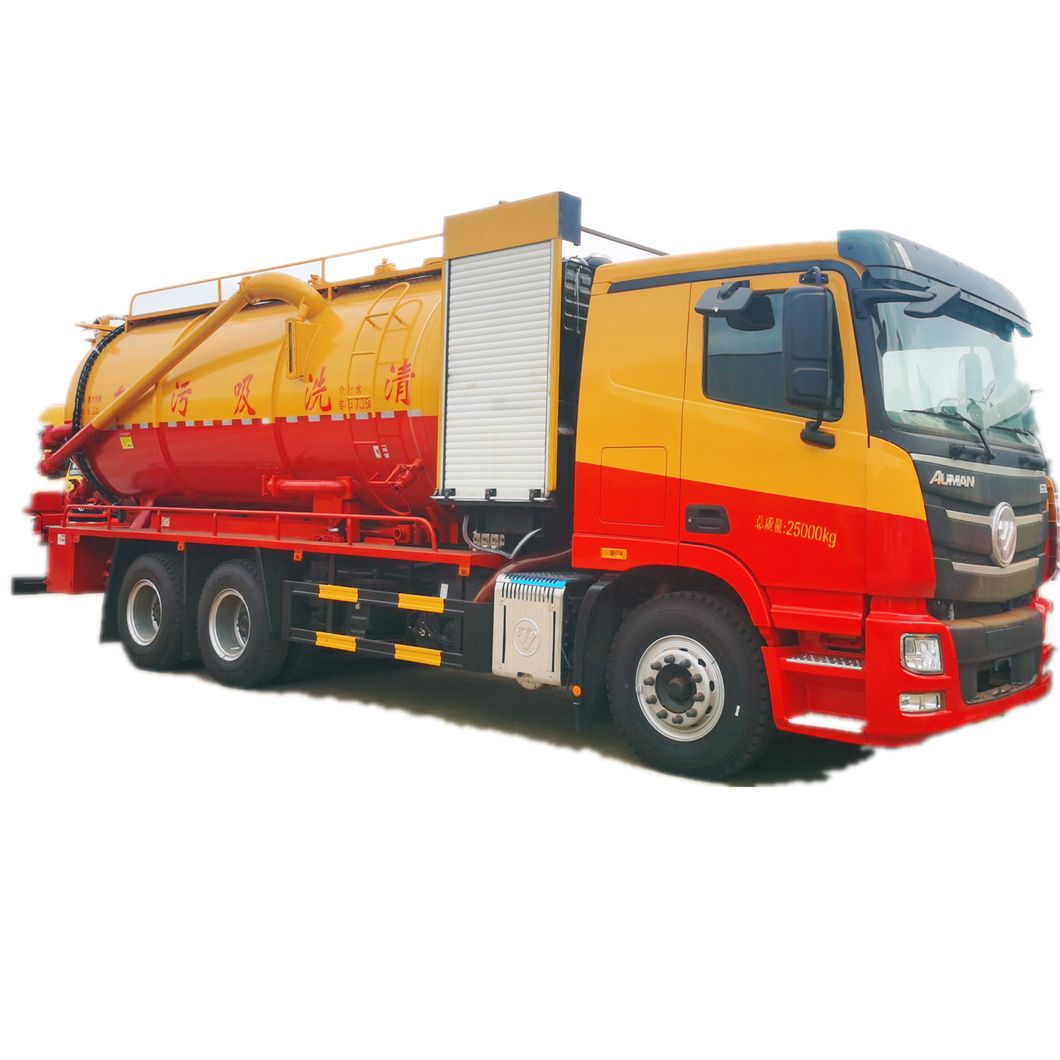 Shacman F3000 Hydro Excavators Combined Sewer Suction &amp; Jetting Unit (RHD 13500L Sewage+4000L Clean Water)