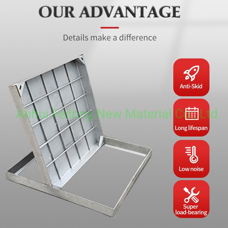 OEM Factory Side/Middle Slots Stainless Steel Grating with Linear Trench Drainage Channel