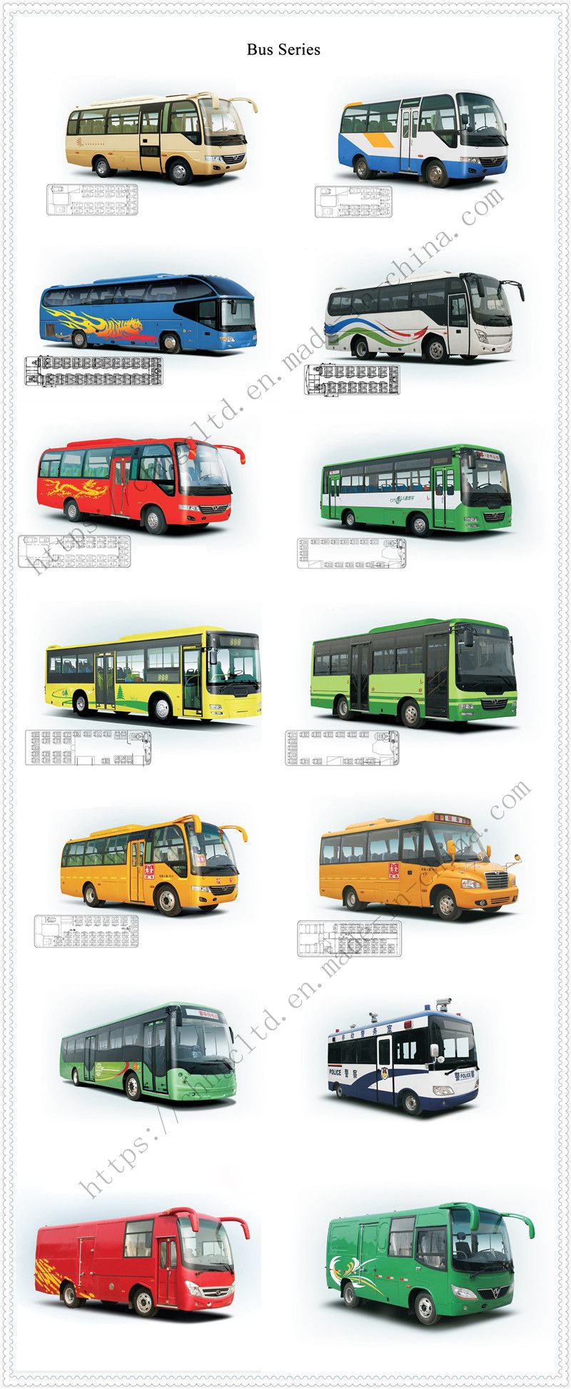 7.2m 25-31 Seats Diesel Manual LHD Rhd Power Steering Cummins Engine City Bus Coach
