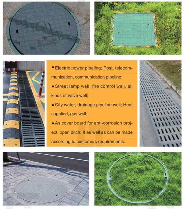 Gas Station Manhole Cover FRP Composite Seal Locking Manhole Cover En124 Waterproof Square Manhole Cover with Frame 600X600 GRP Manhole Cover
