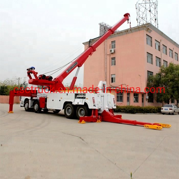 Sinotruk HOWO 6X4 8X4 50t 360 Degree All Rotation Tow Truck