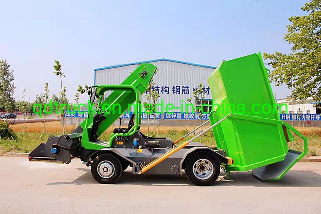 Cow Farm Using Cattle Manure Collecting Vehicle 8m3 Cow Dung Cleaning Truck