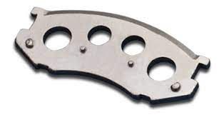 180698151auto Parts Car Disc Brake Pad Backing Plate Bulge Back Plate Disc Brake Backing Plate for Audi