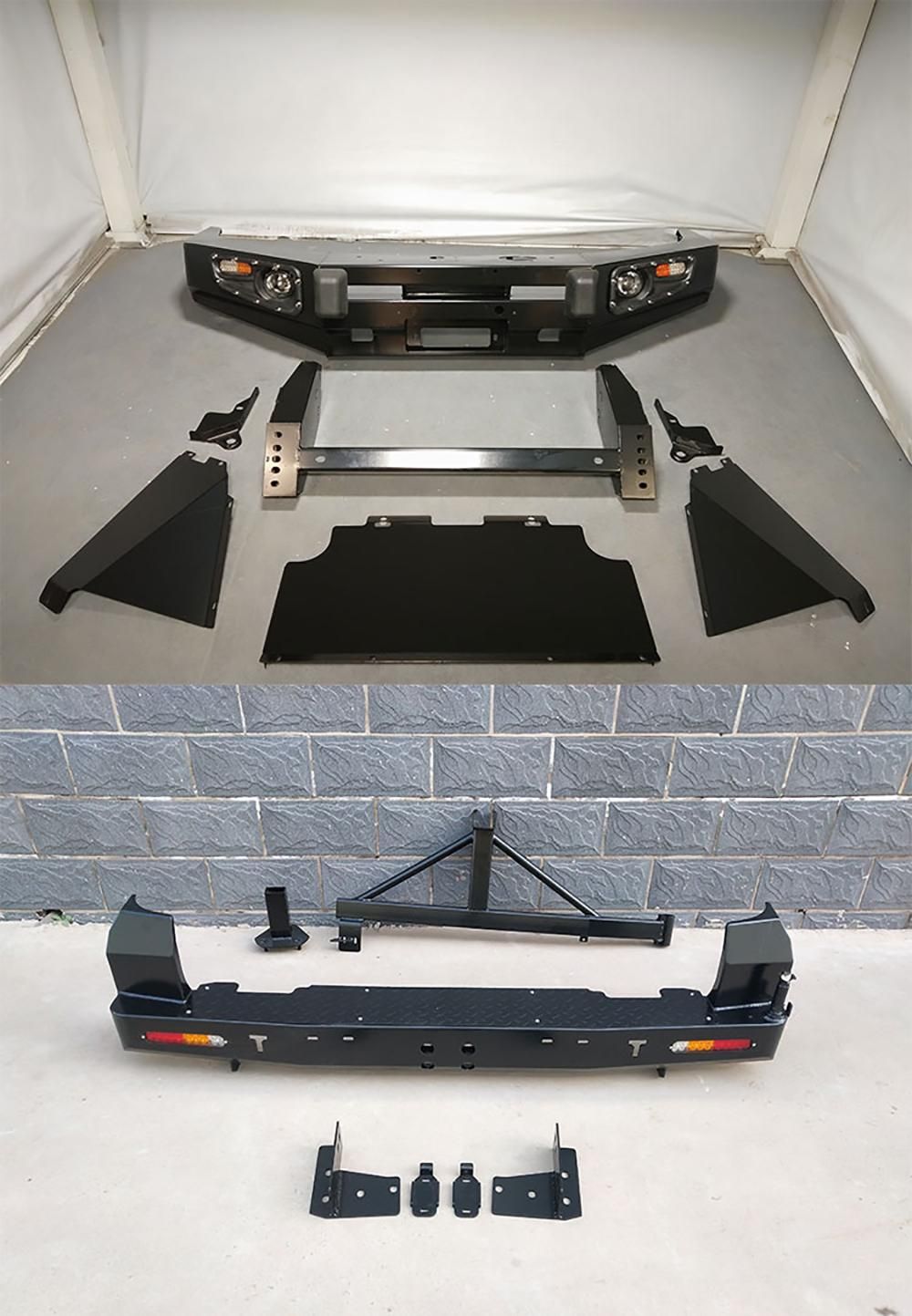 Steel Auto Front Bumper Bull Bar LC80 LC79 LC76 LC90 LC120 LC150 LC200 2012-2016