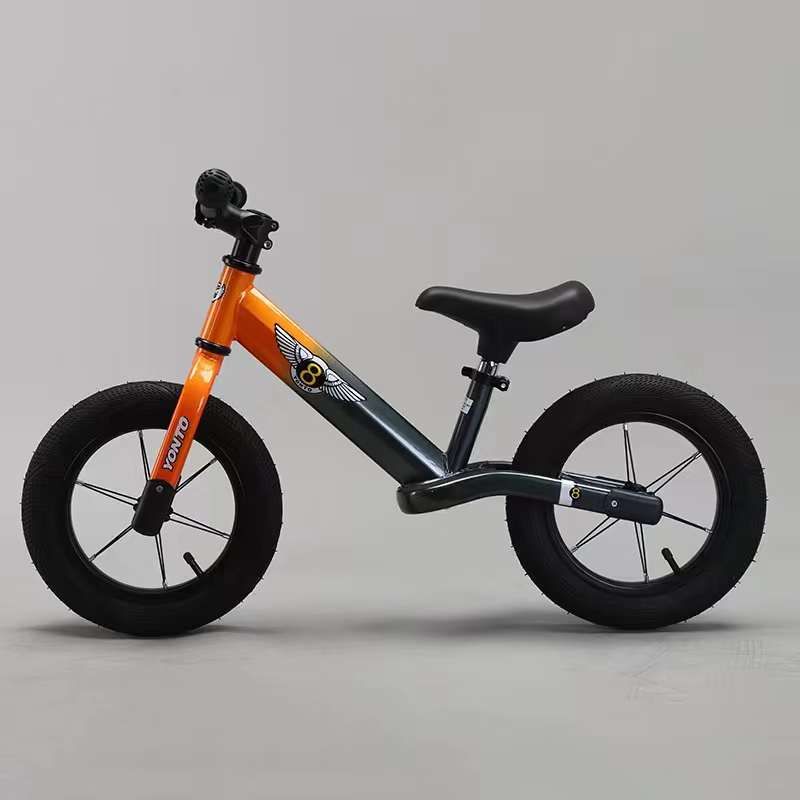 2022 New Two Colorful Painting Balance Bike for Outside Toys 3-8 Year Old Kids