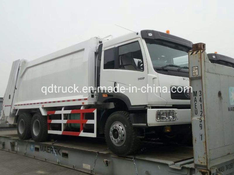 Compressed type 18m3 garbage compactor truck