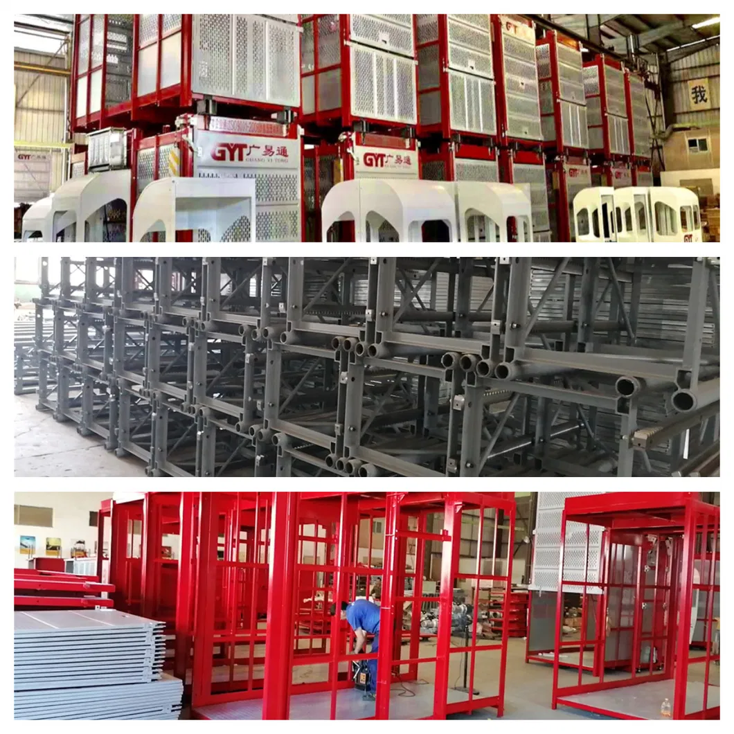 Approved Anti-Corrosion Durable Beauty Sc Construction Building Elevator Hoist/Lifting Hoist