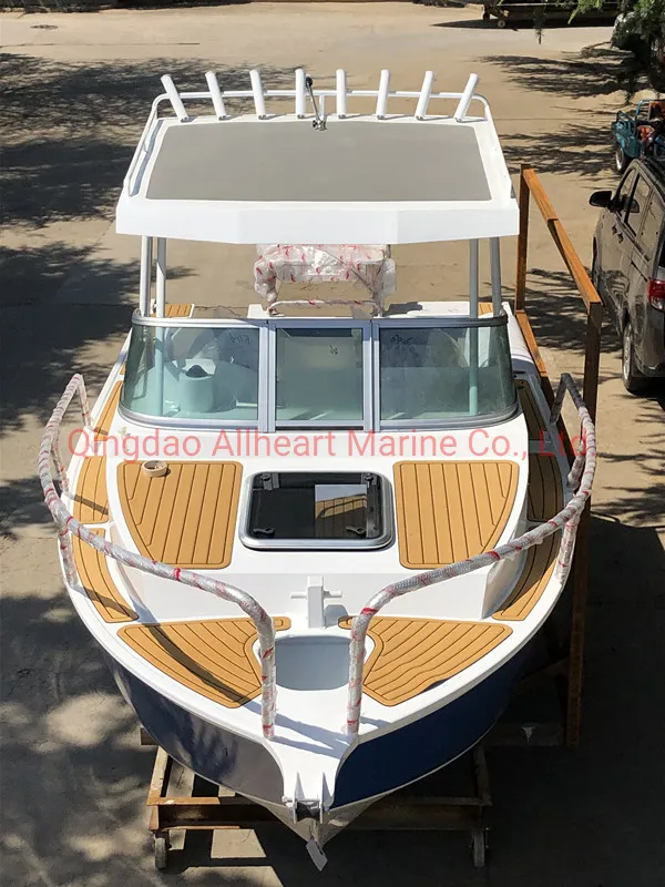 2020 New Zealand Aluminum Plate Boat Fishing Boat 6.5m/21FT Cuddy Cabin Boat with EVA Floor