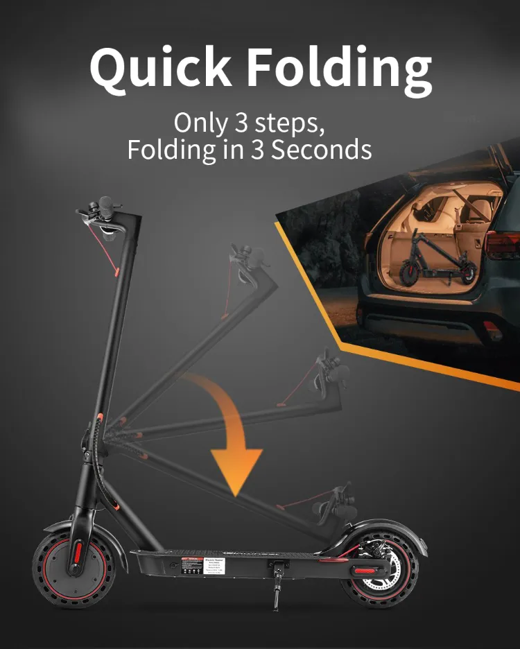 China Factory Folding Electric Scooter for Adults 350W Motor Foldable Commuter Scooter