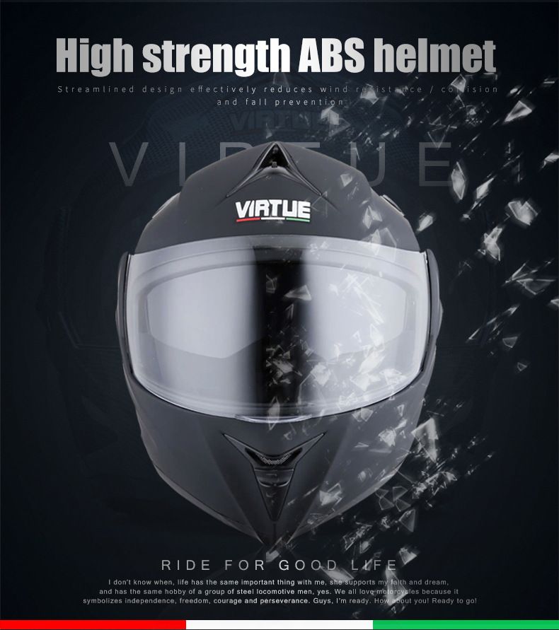 Electric Motorcycle Motorcycle Bluetooth Helmet Men&prime;s Open Face Helmet Double Lens Full Helmet Running Helmet Safety Helmet 005