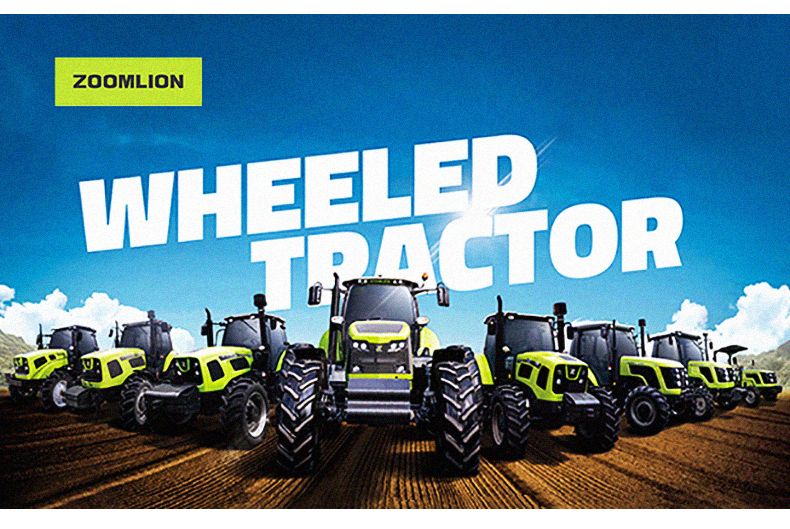 Cheap Low Fuel Consumption Diesel-Powered Four-Wheel Drive Agricultural Field Cultivator Tractor