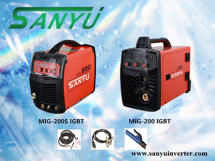 Sanyu Professional Single Phase Compact Inverter MIG/Mag Welding Machine