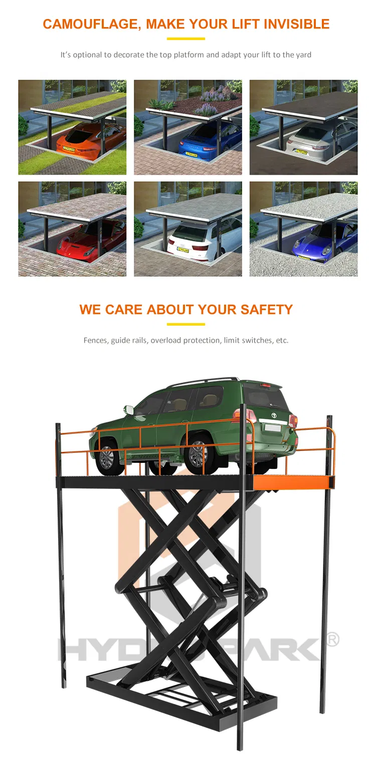 Scissor Lift Car Elevator with CE Certificate
