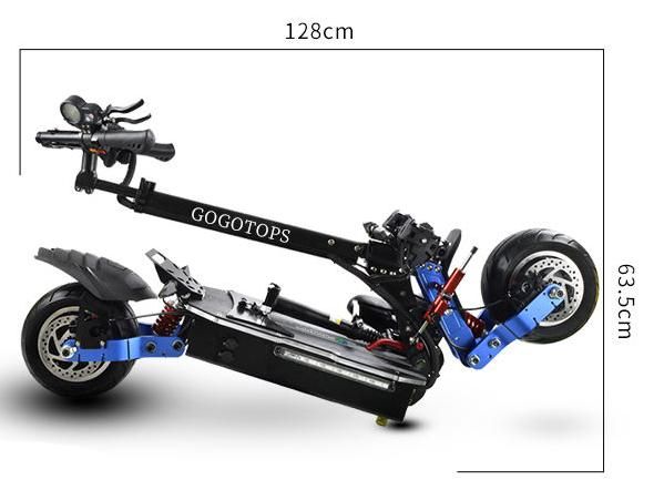 EU Warehouse Gogotops GS8 Adult Electric Scooter 60V 6000W High Power Electric Motorcycle