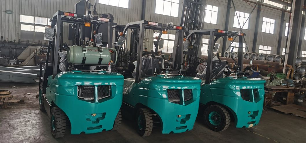 Hot and Efficient Four-Wheel Balanced Weight Electric Forklift 5tons 5000kg and Mast 3m 4m 5m