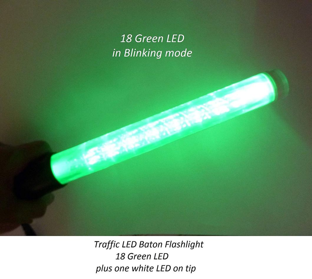 Customized Length 18PCS Super Bright LED Light Traffic Light LED Traffic Wands