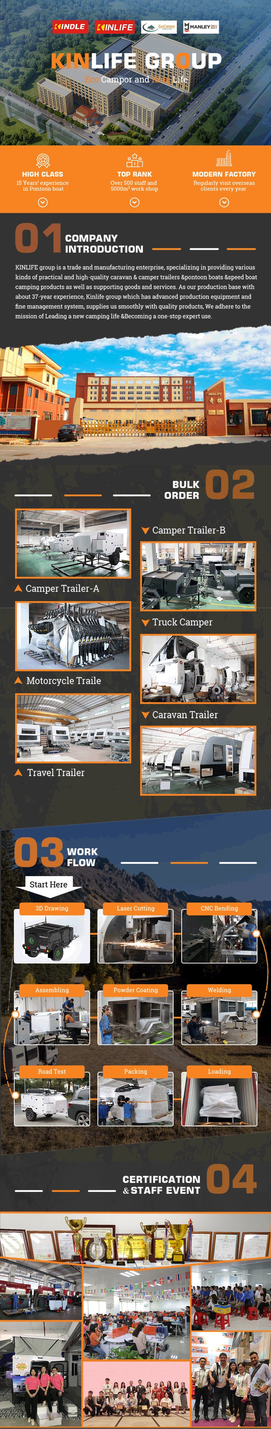 4X4 Australian Standards Camper Trailer off-Road with Front Box