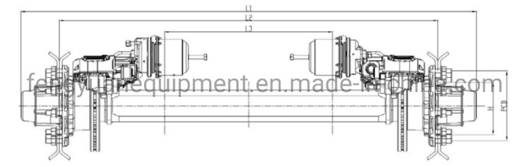 Disc Brake Shaft Axle for Trailer and Semi Trailer Sale