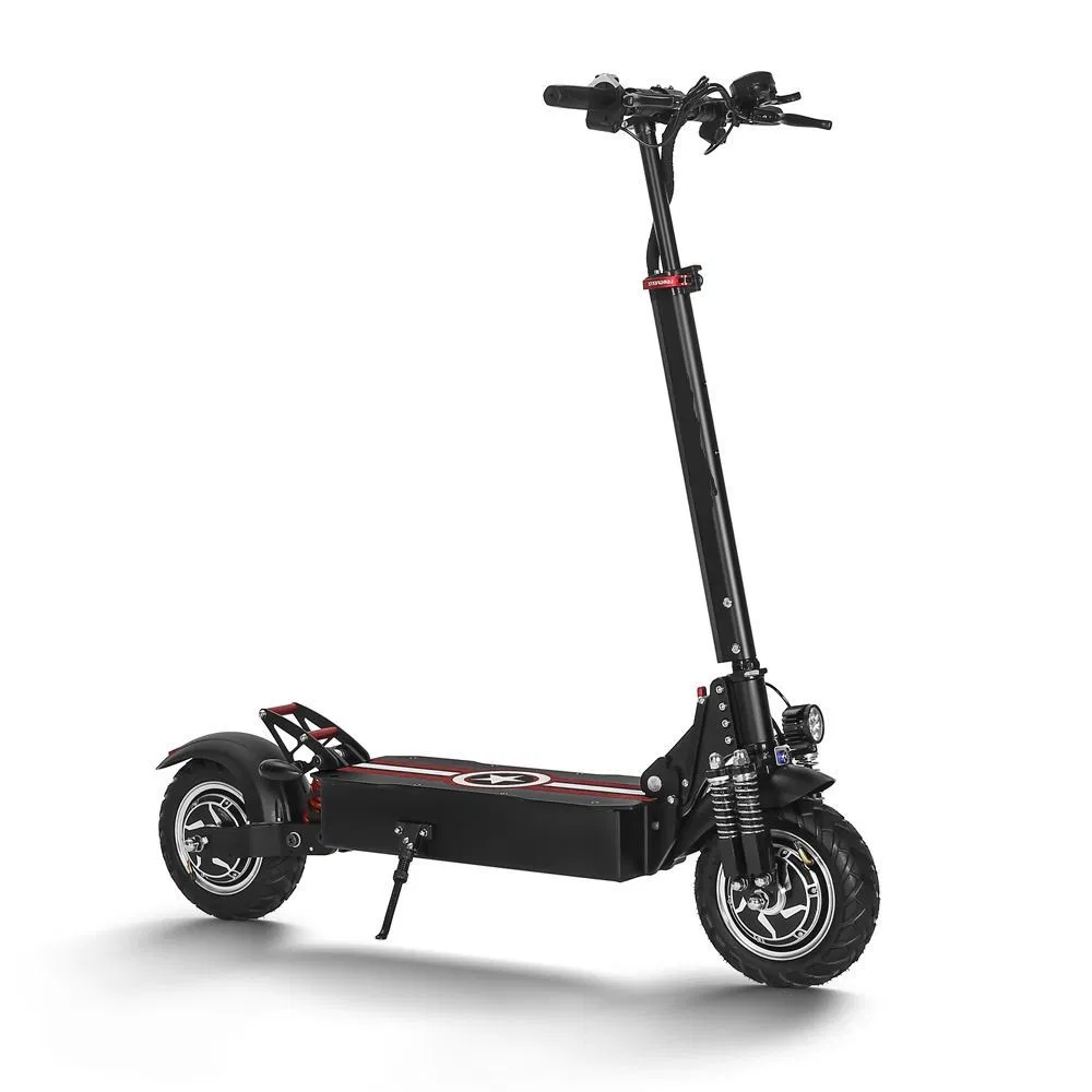 Dual Motors Double Front Shock Absorption Foldable Electric Kick Scooter